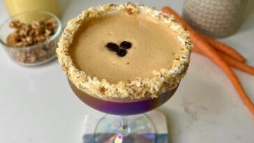 Carrot Cake Espresso Martini