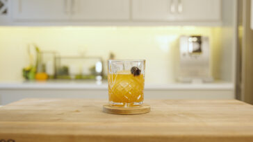 Pumpkin Old Fashioned cocktail