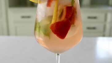 Strawberry Limoncello Mint Sangria