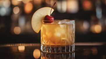 Apple Cider Amaretto Sour