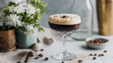 Banana & Black Sesame Espresso Rumtini