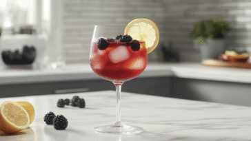 Blackberry Moscato Cocktail