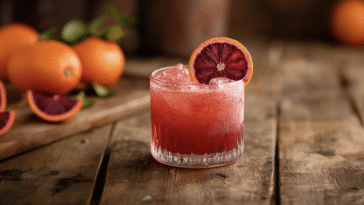 Blood Orange Ginger Mocktail