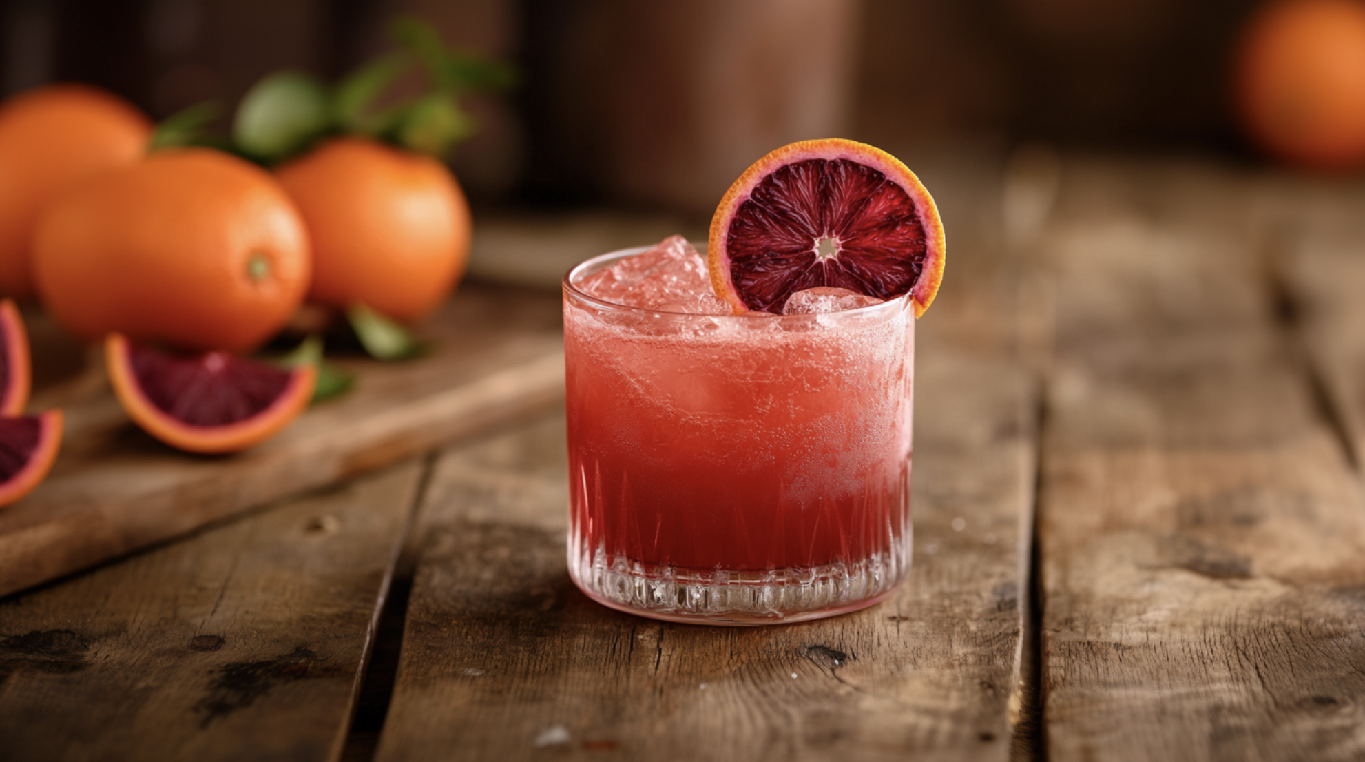Blood Orange Ginger Mocktail