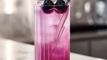 Blueberry Lavender Collins