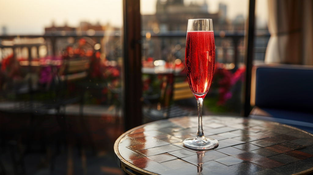 Champagne and Chambord