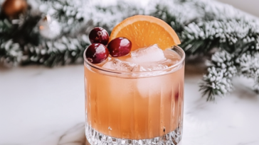 Cranberry Orange Whiskey Punch