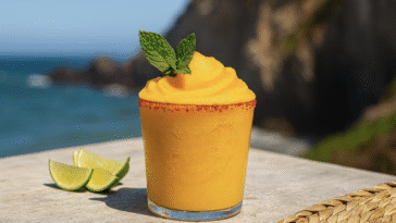 Frozen Mango Mezcal Margarita