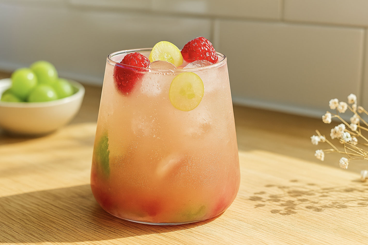 Grape Raspberry Mocktail