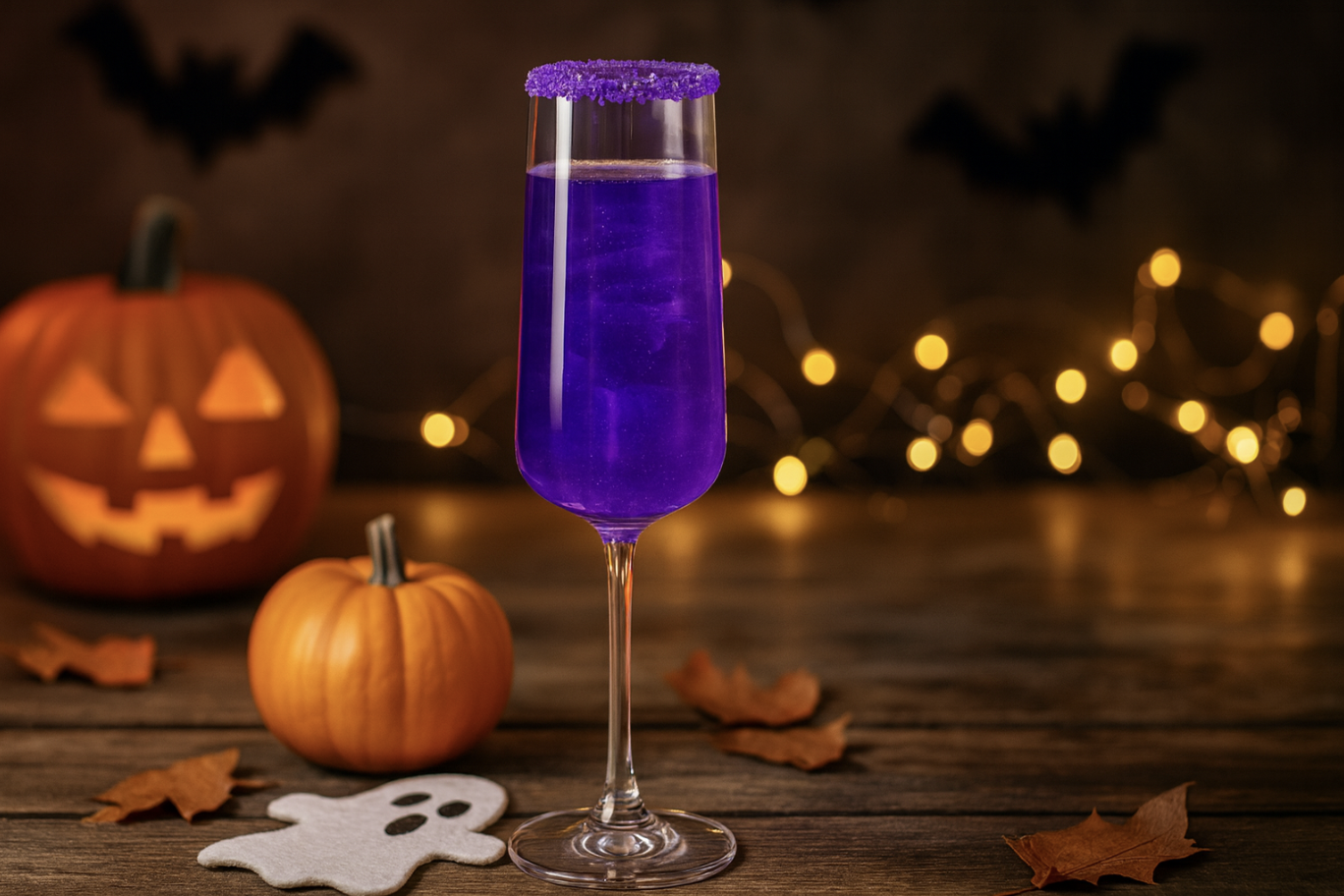 Halloween Champagne Cocktails