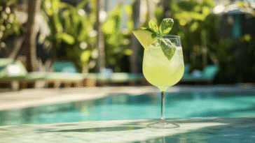 Honeydew Basil Spritz