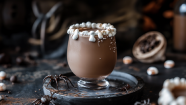 Marshmallow Web Chocolate Cocktail