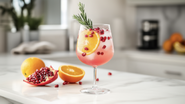 Orange Pomegranate Mocktail