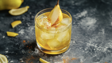 Pear Bourbon Smash