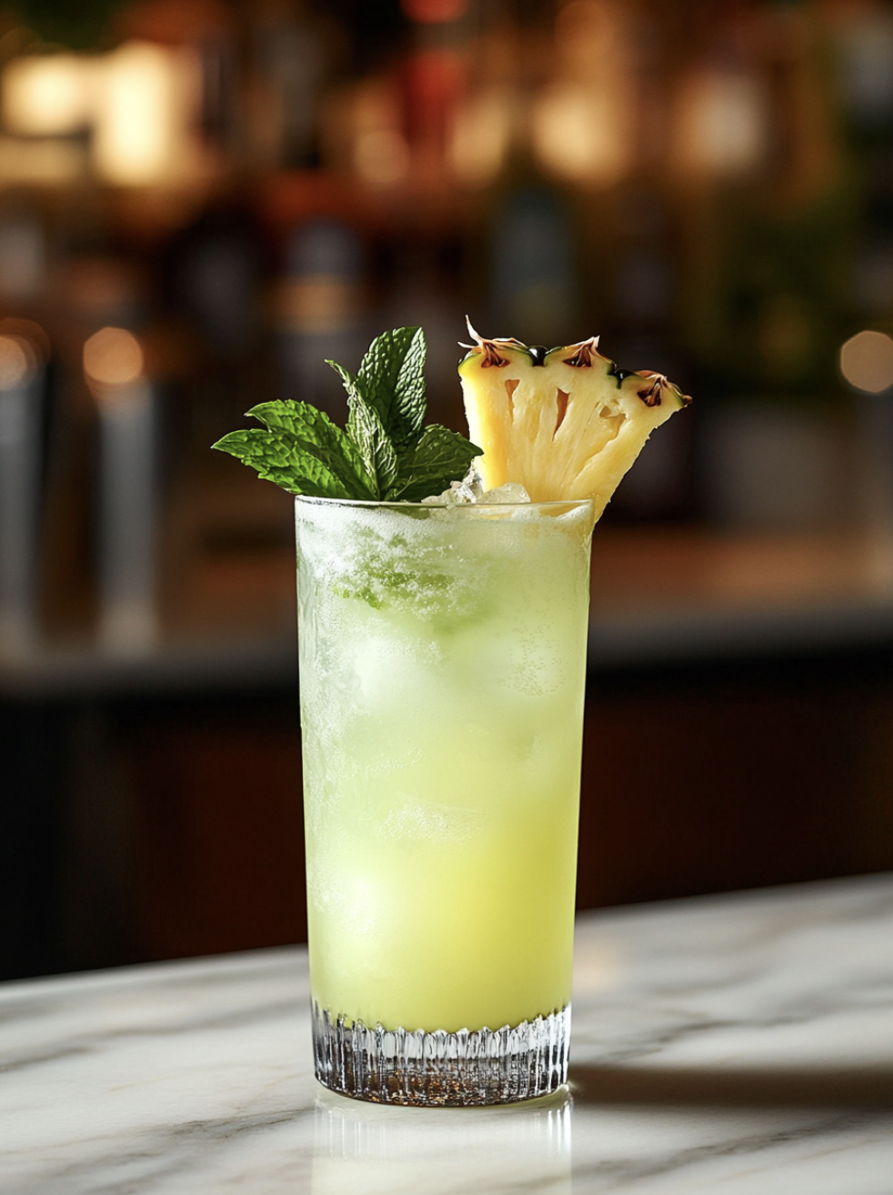 Pineapple Mint Cooler Mocktail
