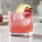 Pink Strawberry Vodka Lemonade