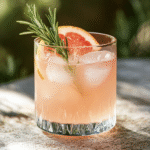 Sake Grapefruit Fizz