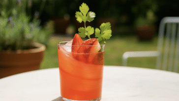 Strawberry Rhubarb Margarita