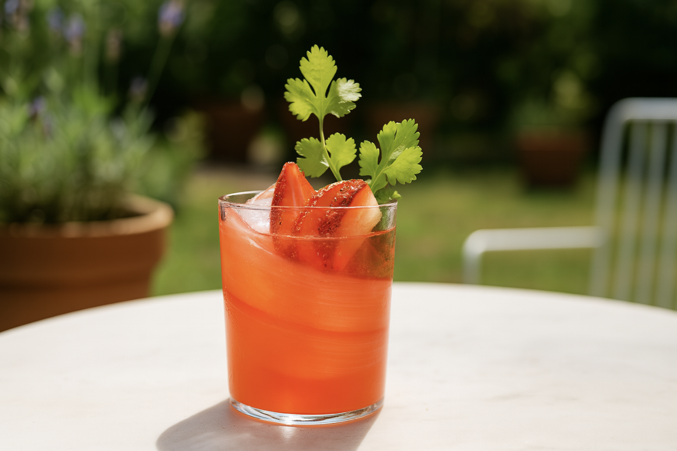 Strawberry Rhubarb Margarita