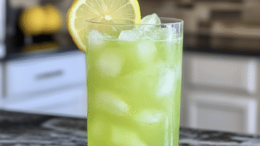 Tropical Kiwi Fizz Mocktail