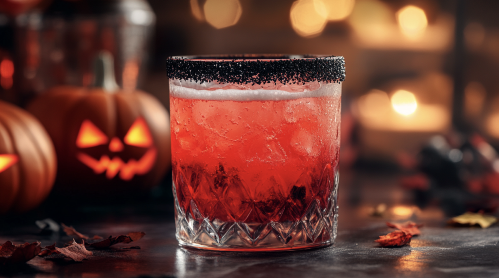 Vampire Kiss Halloween Cocktail