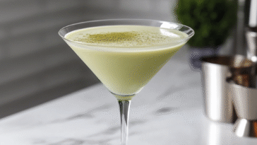 White Chocolate Matcha Martini